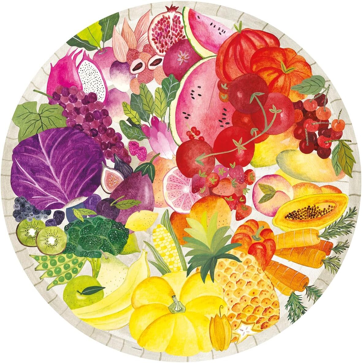 Ravensburger Jigsaw Puzzle 500pc Circle Of Colours Fruits & Vegetables