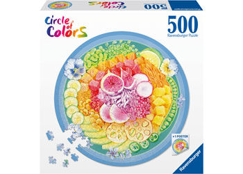Ravensburger Jigsaw Puzzle 500pc Circle Of Colours Poke Bowl