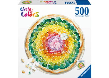 Ravensburger Jigsaw Puzzle 500pc Circle Of Colours Pizza