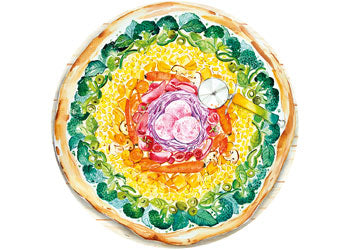 Ravensburger Jigsaw Puzzle 500pc Circle Of Colours Pizza