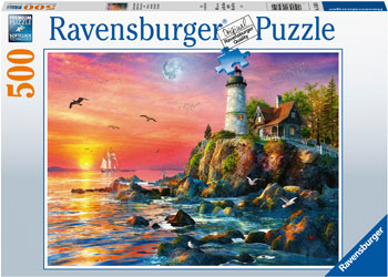 Ravensburger Jigsaw Puzzle 500pc Lighthouse At Sunset