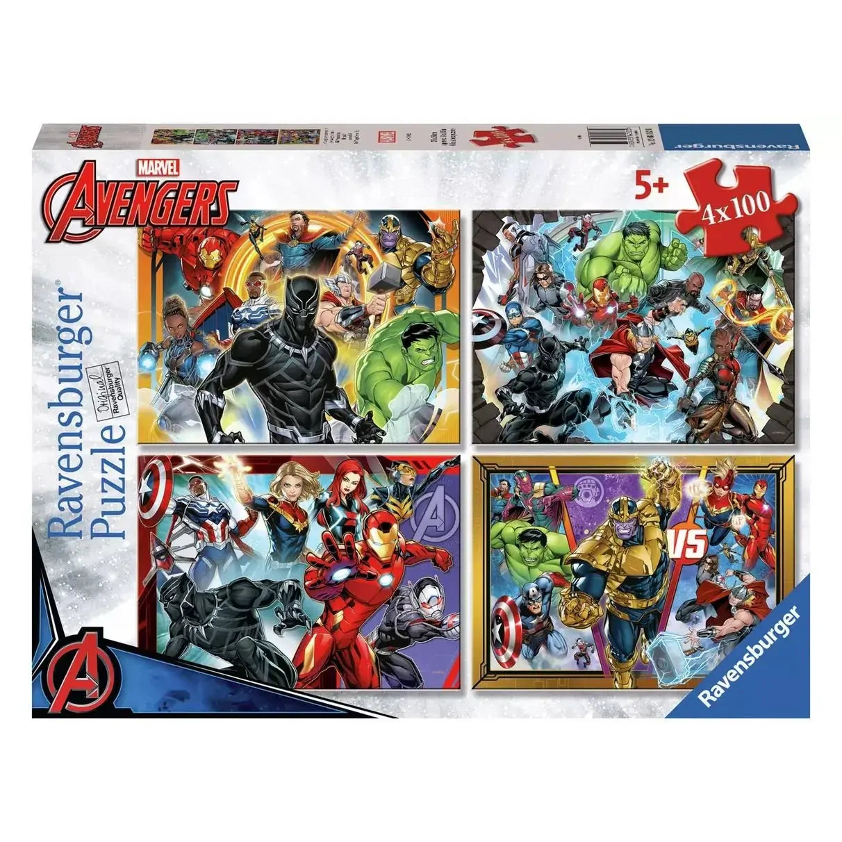 Ravensburger 4 x 100pc Jigsaw Puzzle Marvel Avengers