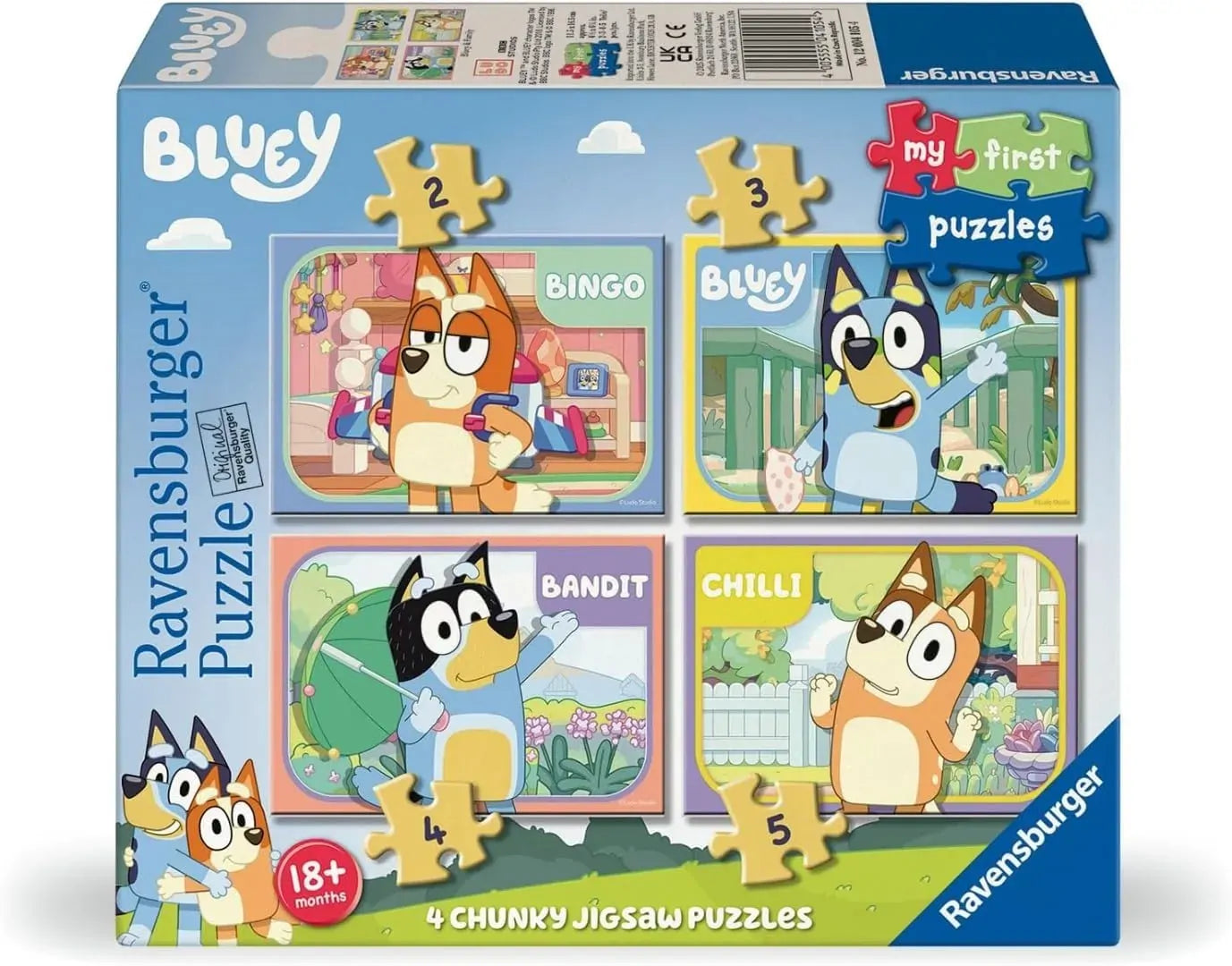 Ravensburger My First Multi Jigsaw Puzzle Bluey & Family