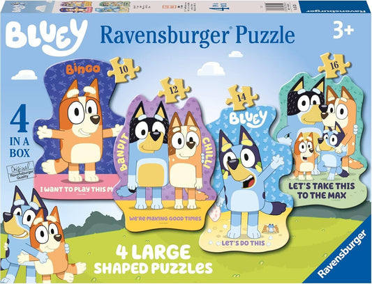 Ravensburger Shaped Jigsaw Puzzle Bluey Let's Do This