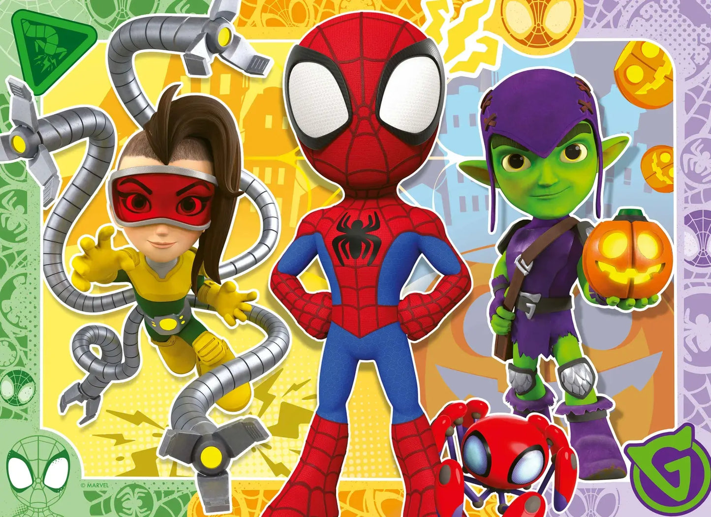 Ravensburger Spidey's Team Bumper Pack 4 x42pc