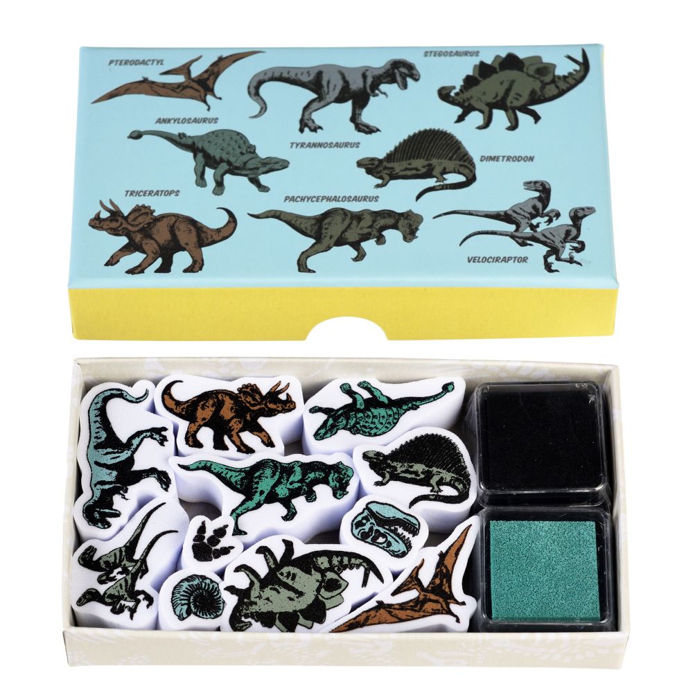 Rex London Mini Stamp Set Prehistoric Land