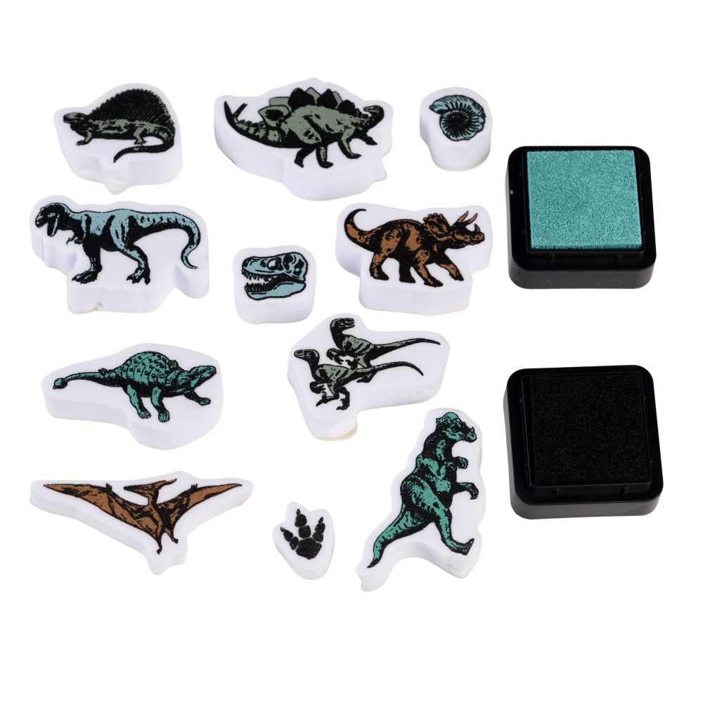 Rex London Mini Stamp Set Prehistoric Land