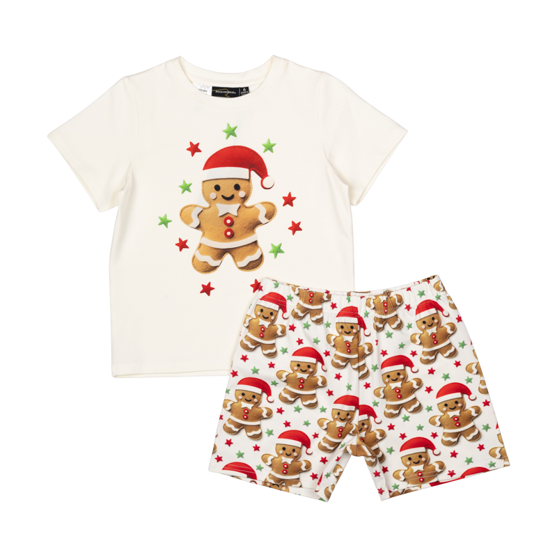 Rock Your Baby Gingerbread Man PJ Set