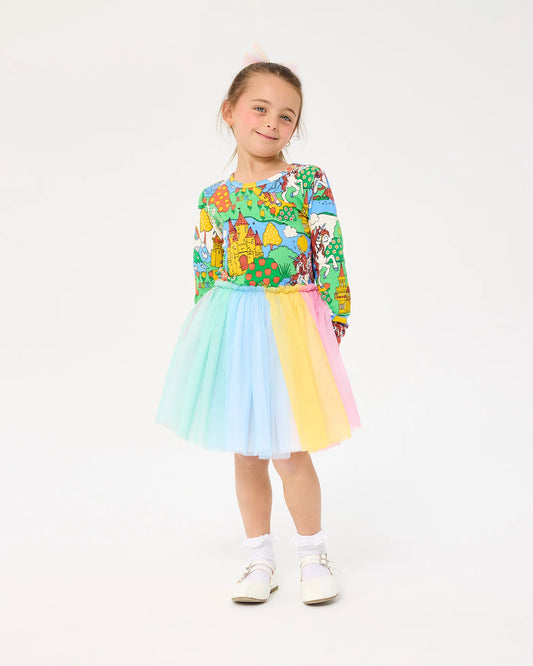 Rock Your Baby Long Sleeve Circus Dress Happy Land