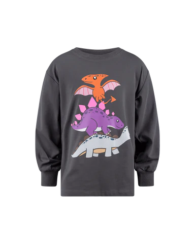 Rock Your Baby Long Sleeve T-Shirt Dino Stack