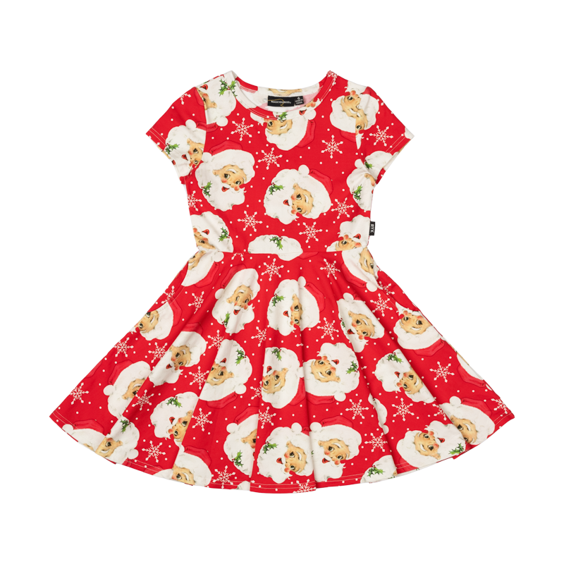 Rock Your Baby Retro Santa Waisted Dress