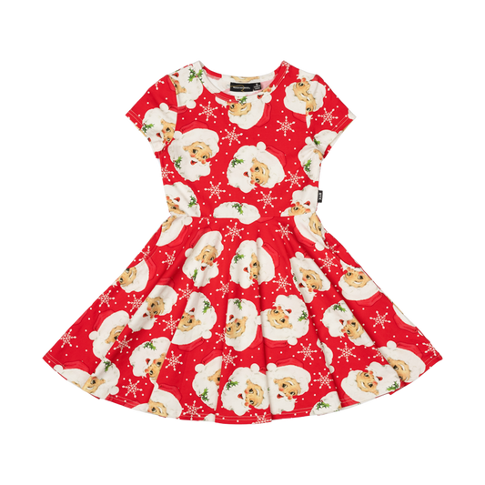 Rock Your Baby Retro Santa Waisted Dress