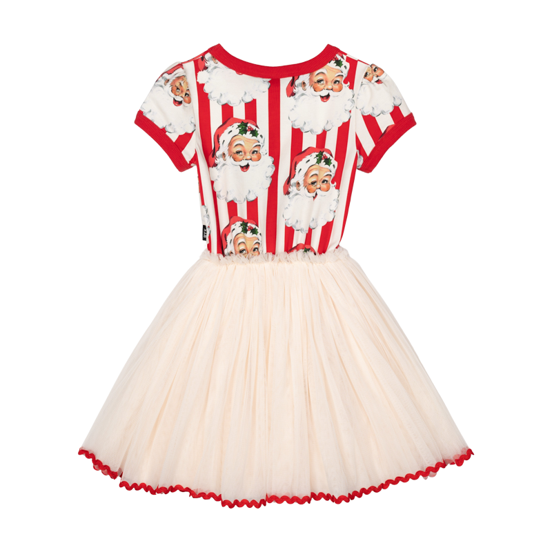 Rock Your Baby Santa Stripe Circus Dress