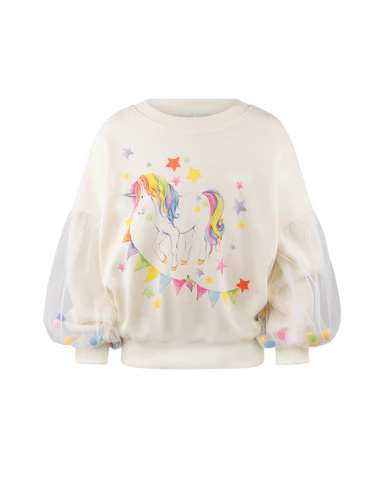 Rock Your Baby Sweatshirt Unicorn Flags