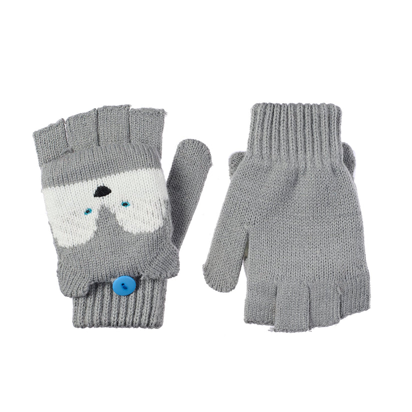 Rockahula Husky Dog Knitted Gloves