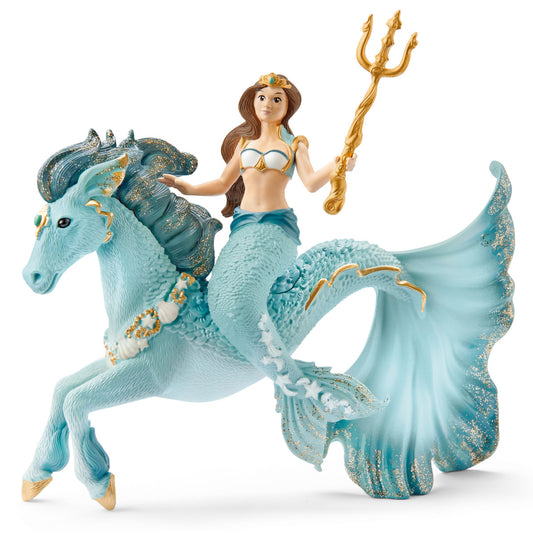 Schleich Mermaid Eyela Riding a Merhorse
