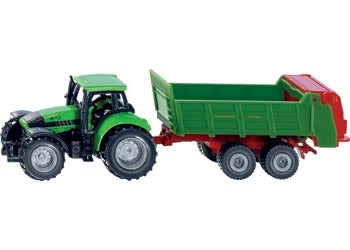 SIKU Deutz-Fahr with Strautmann Spreader