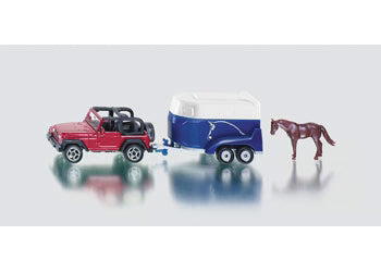 SIKU Jeep with Horse Trailer
