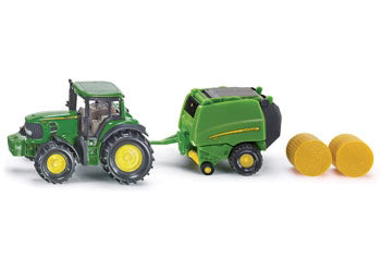 SIKU John Deere with Round Baler