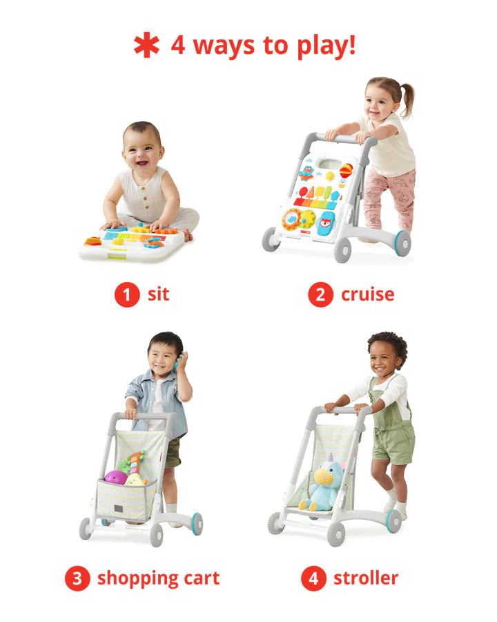 Skip Hop Explore & More 4-in-1 Activity Walker