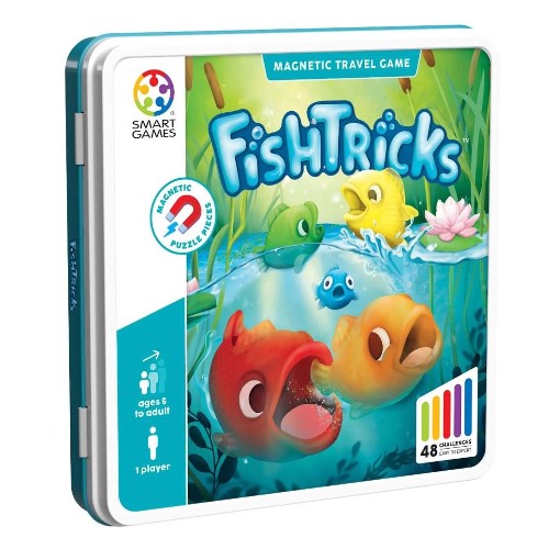 Smart Games Magnetic Tin Box Fish Tricks