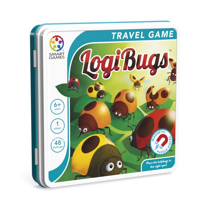 Smart Games Magnetic Tin Box Logibugs
