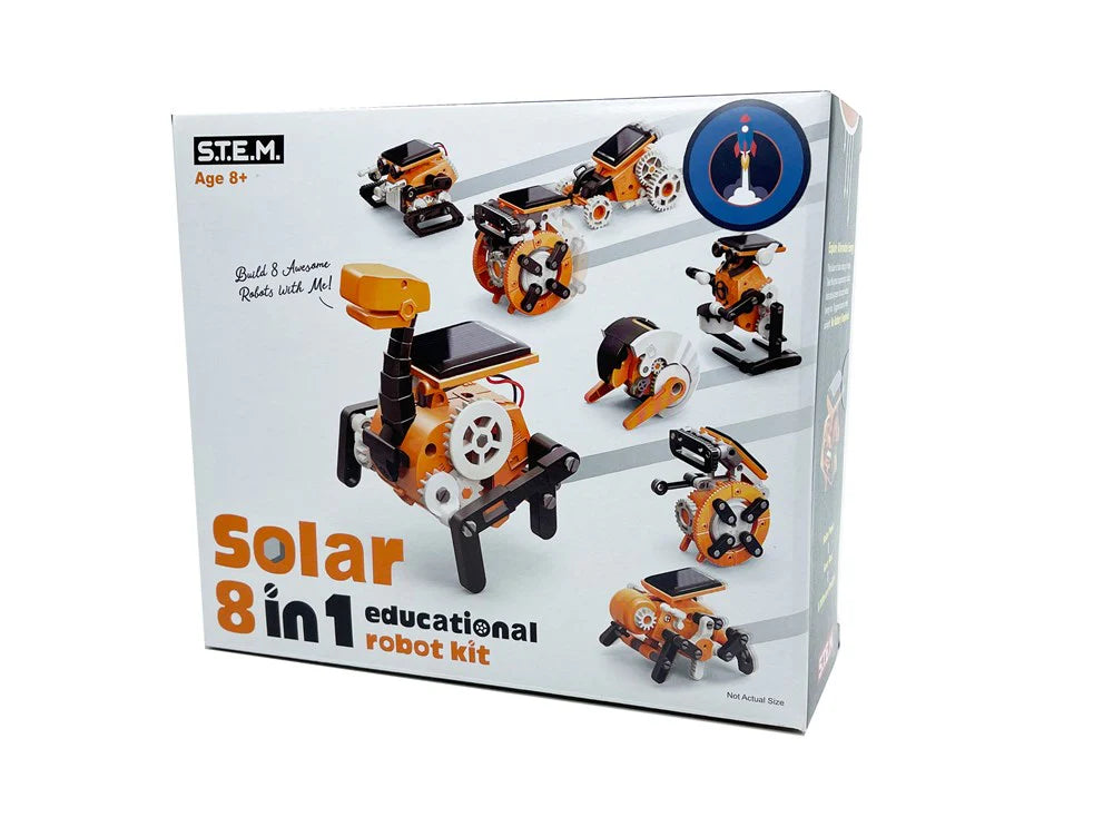 Solar 8-in-1 Educational Robot Kit