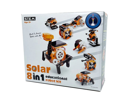Solar 8-in-1 Educational Robot Kit