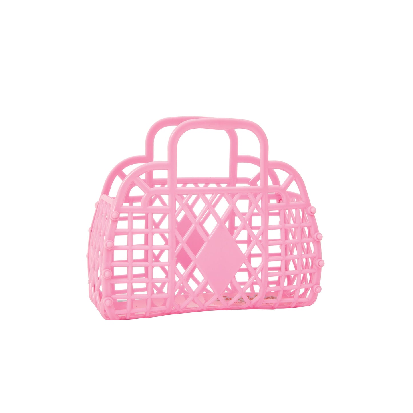 Sun Jellies Retro Basket Bubblegum Pink