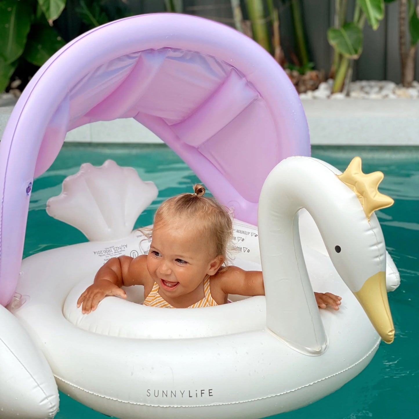 SUNNYLiFE Baby Float Princess Swan