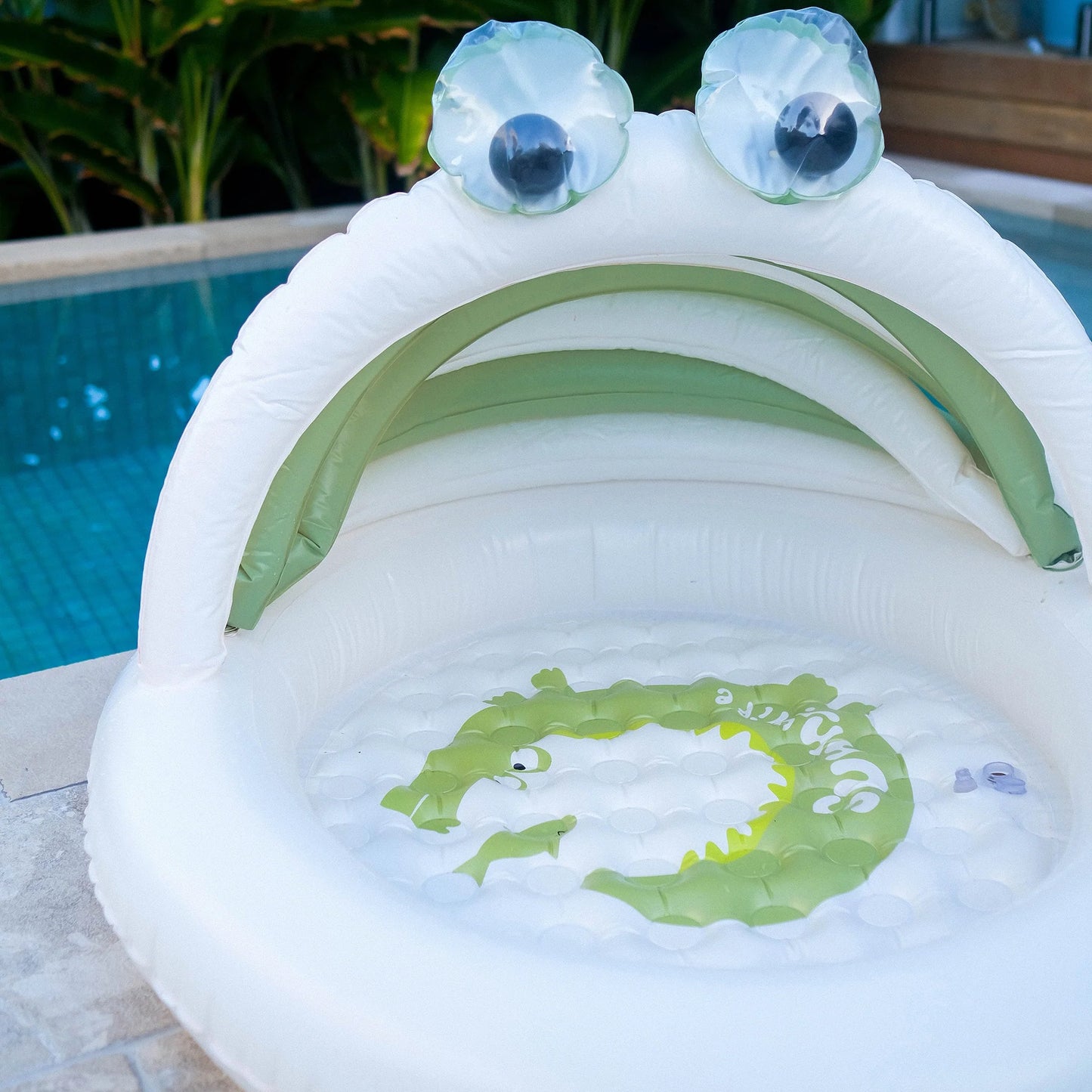 SUNNYLiFE Kids Inflatable Pool Cookie the Croc