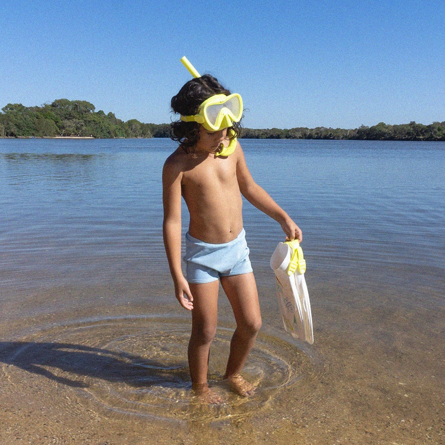 Sunnylife Kids Snorkel Set Sea Kids Yellow Medium