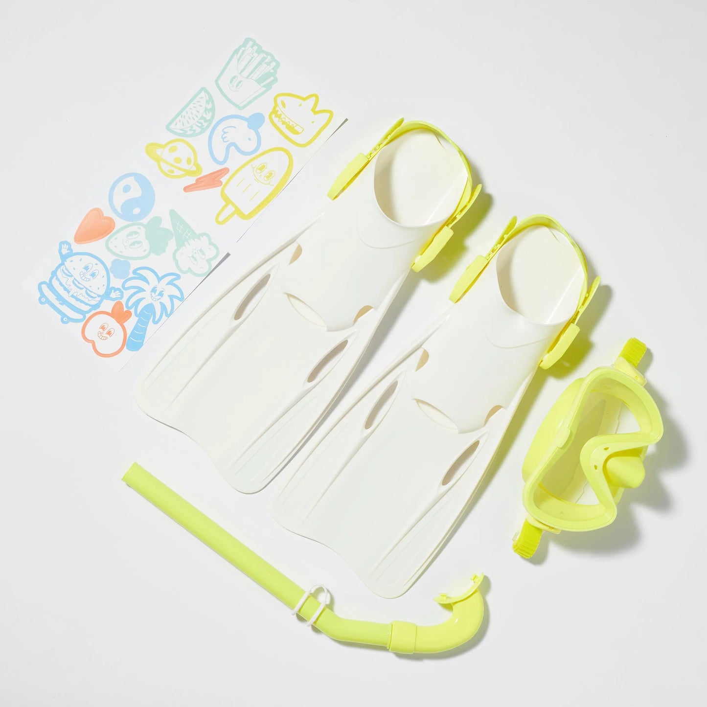 Sunnylife Kids Snorkel Set Sea Kids Yellow Medium