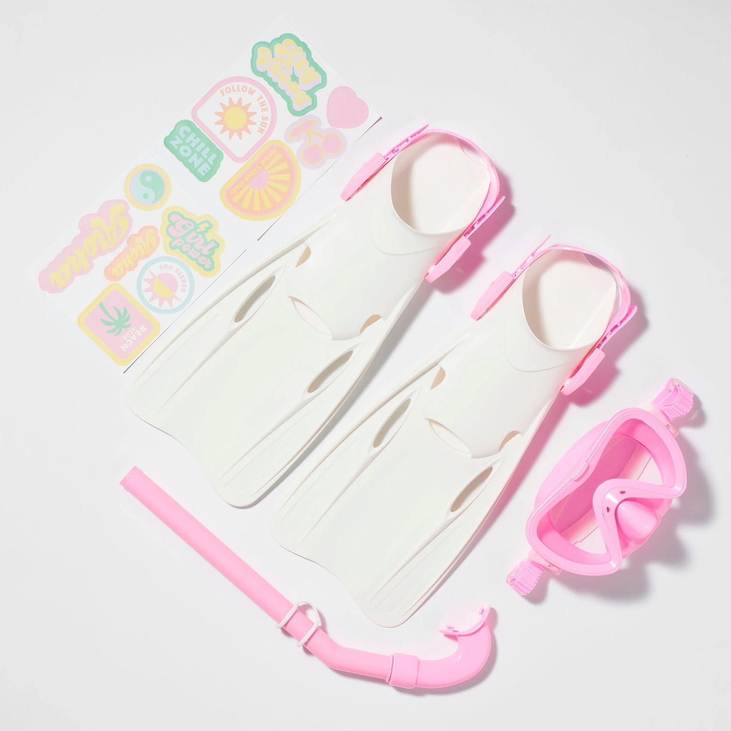 Sunnylife Kids Snorkel Set Summer Sherbet Pink Medium