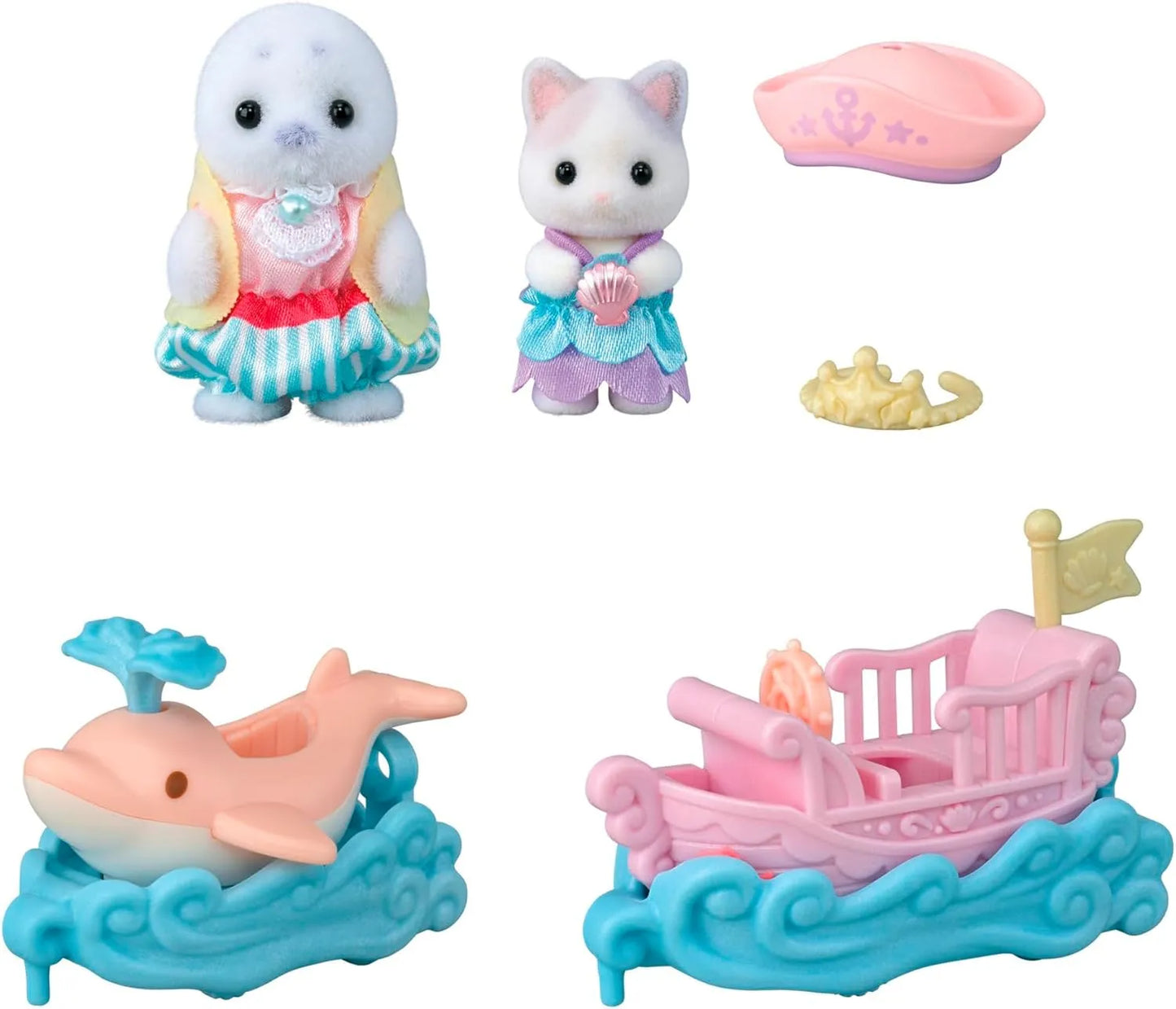 Sylvanian Families Amusement Park Ride Set Ride the Waves