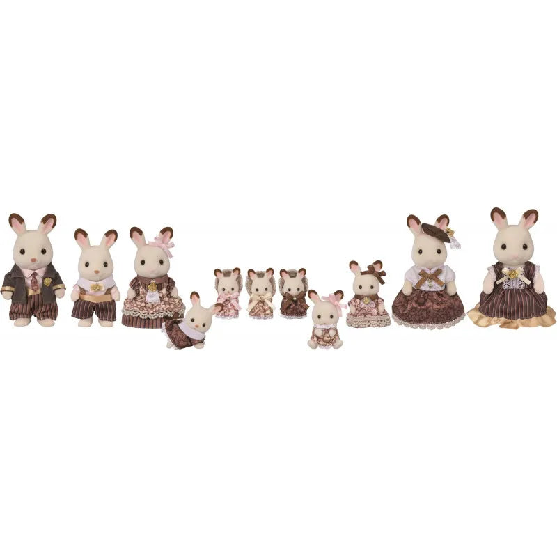 Sylvanian Families Chocolate Rabbit Family Anniversary Set