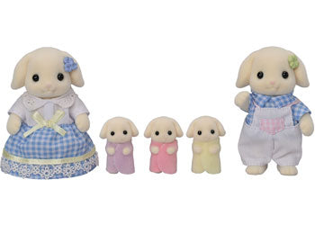 Sylvanian Families Flora Rabbit Family