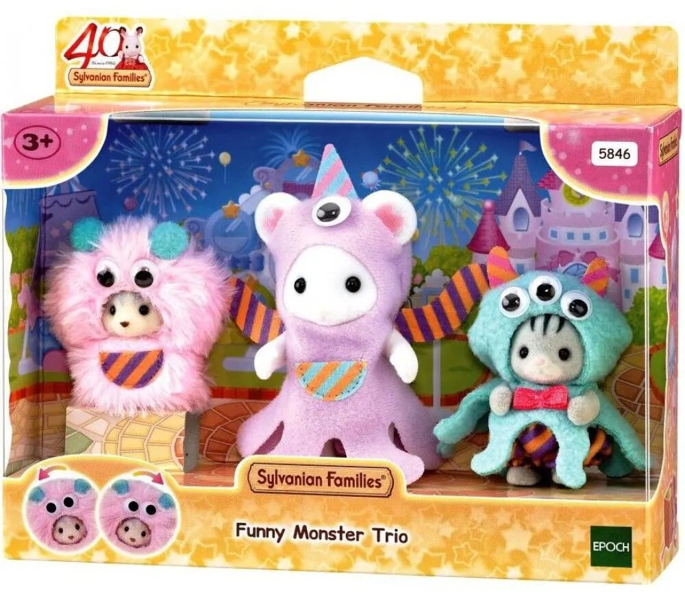 Sylvanian Families Funny Monster Trio