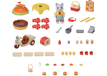 Sylvanian Families Hamburger Stand