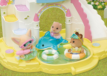 Sylvanian Families Nursery Friends Pool Fun Trio