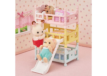 Sylvanian Families Triple Bunk Beds