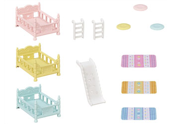 Sylvanian Families Triple Bunk Beds