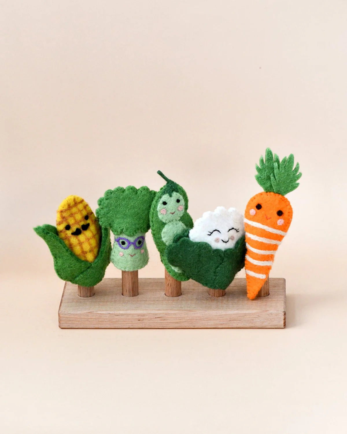 Tara Treasures Finger Puppets Vegetables