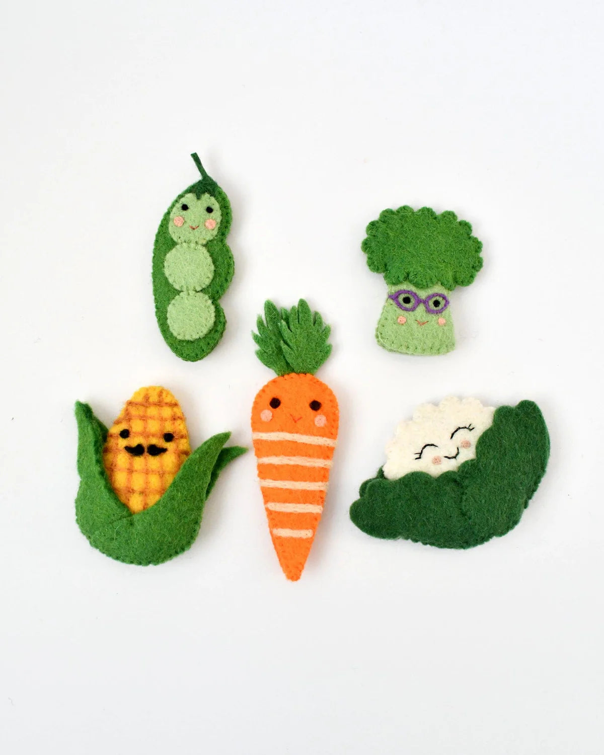 Tara Treasures Finger Puppets Vegetables