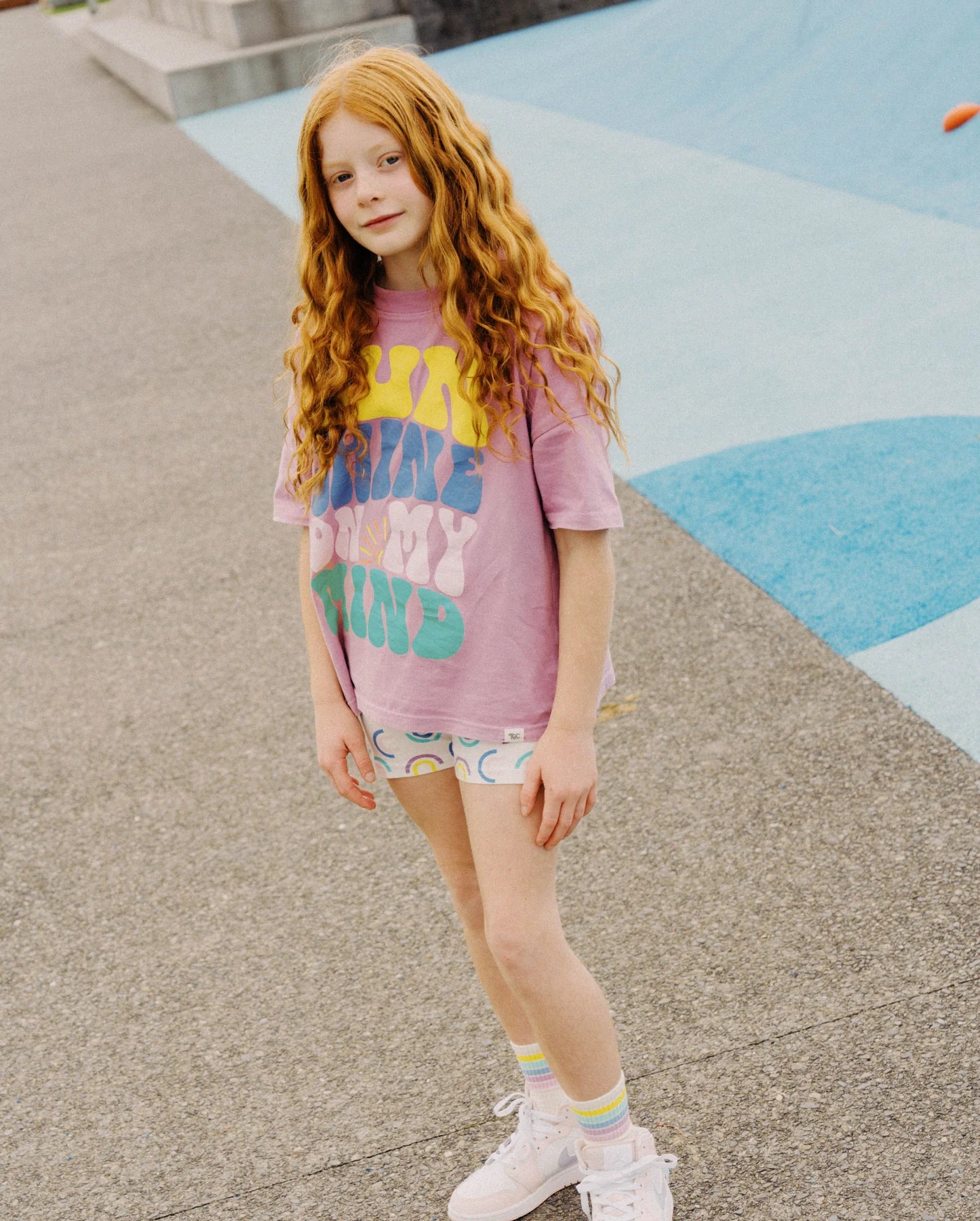 The Girl Club Lilac Sunshine Relaxed Tee