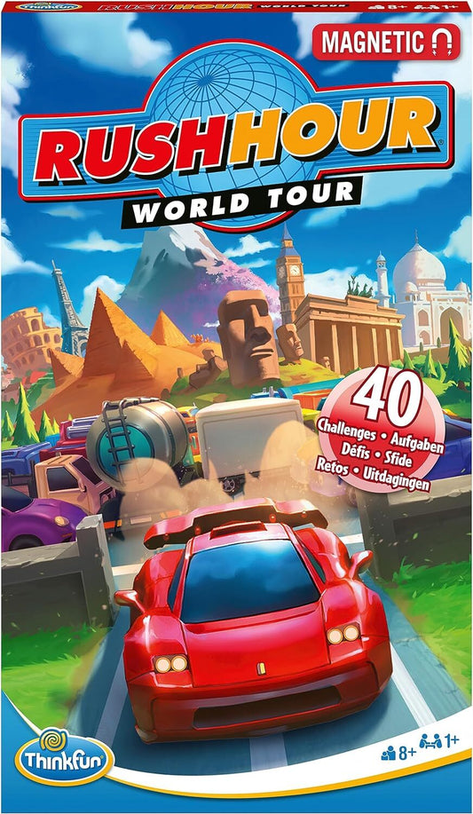 ThinkFun Rush Hour World Tour Travel Puzzle