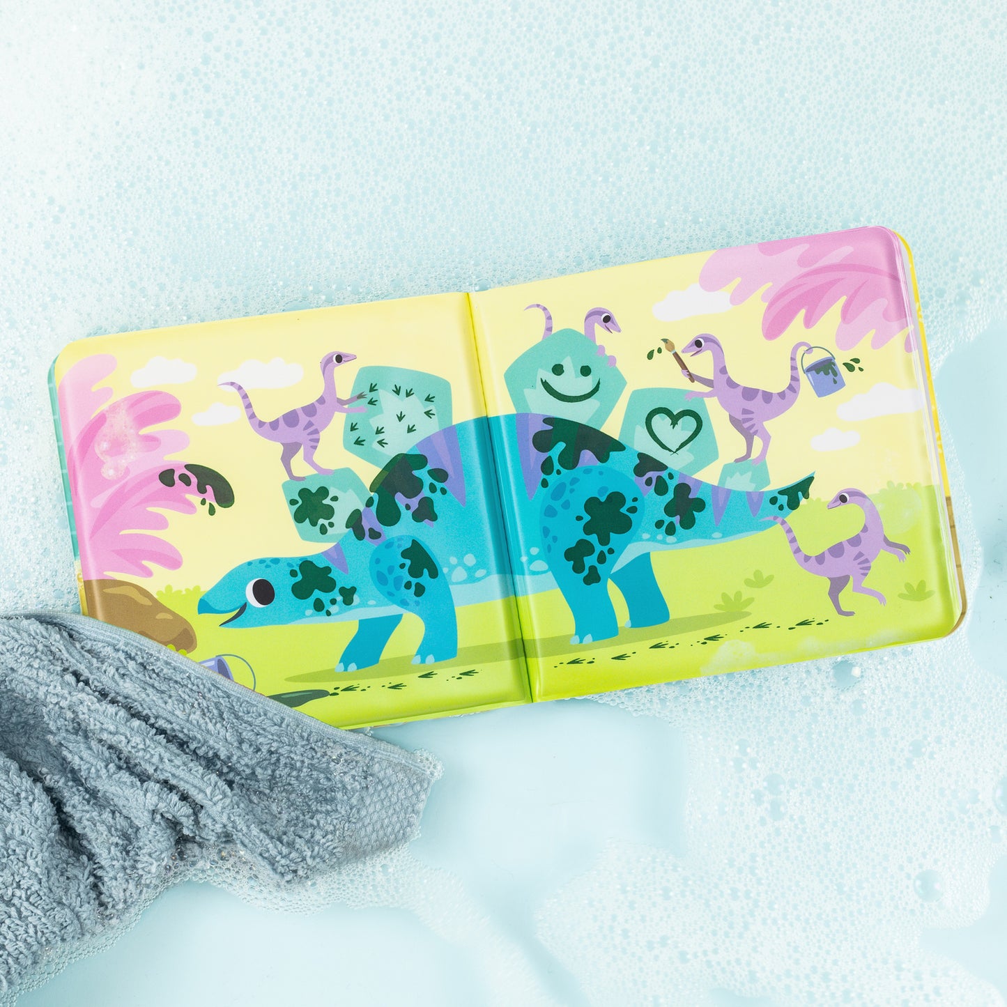 Tiger Tribe Bath Book Messy Dinosaurs