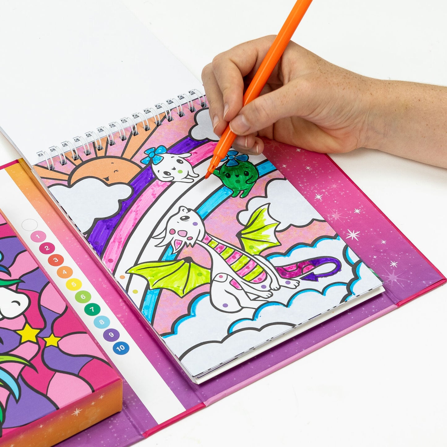 Tiger Tribe Colour By Numbers Unicorn Dreaming