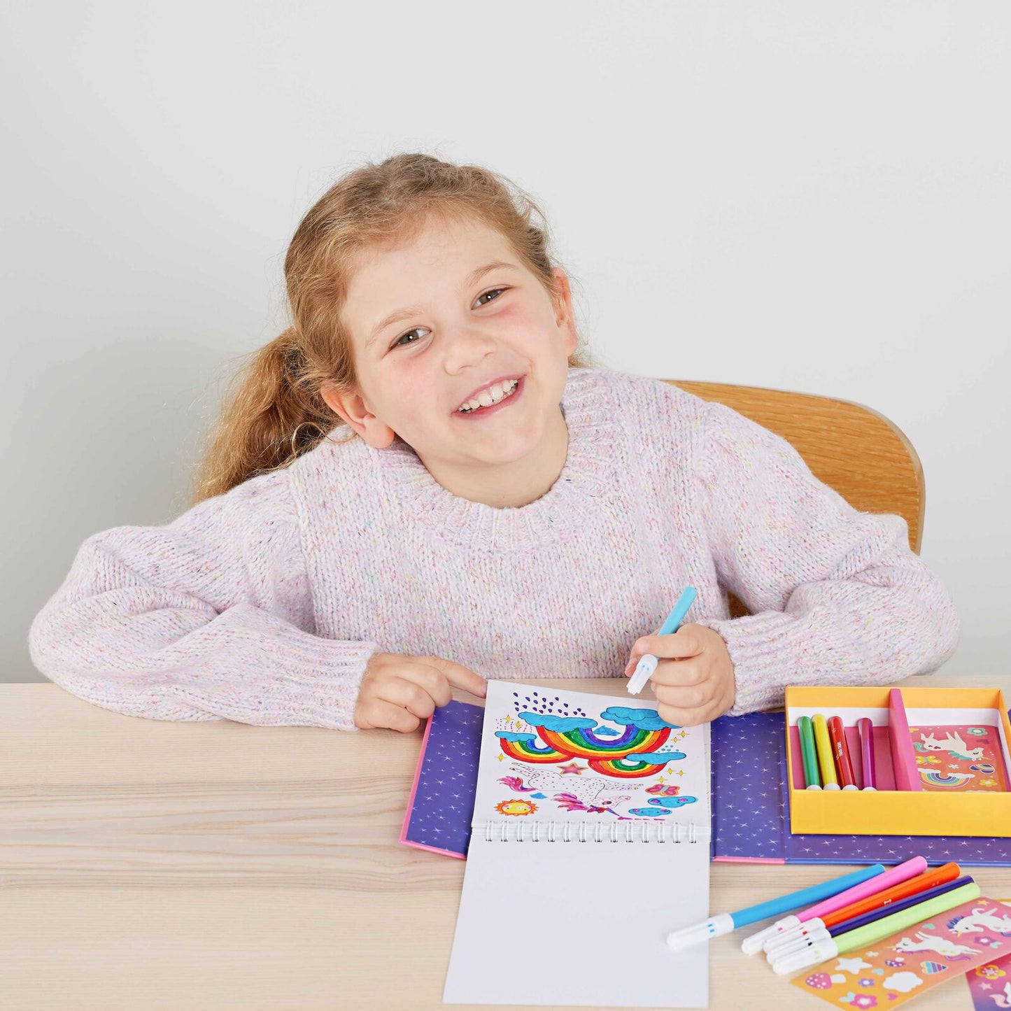 Tiger Tribe Colour By Numbers Unicorn Dreaming