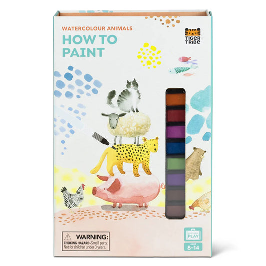 Tiger Tribe How To Paint Watercolour Animals